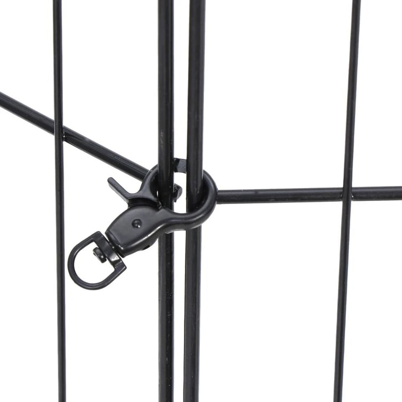 Pet Playpen Crate Panels Dog Playpen Exercise Portable Kennel Cage For Pets Metal Fence For Dogs Ra 4