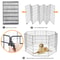 Pet Playpen Crate Panels Dog Playpen Exercise Portable Kennel Cage For Pets Metal Fence For Dogs Ra 5