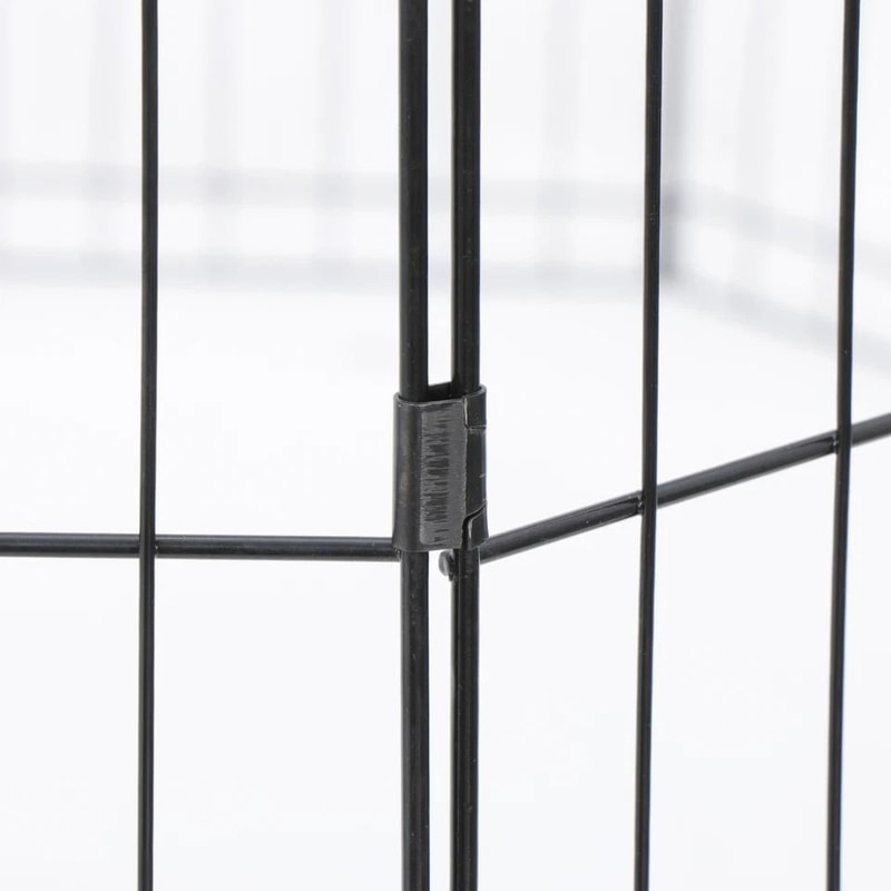 Pet Playpen Crate Panels Dog Playpen Exercise Portable Kennel Cage For Pets Metal Fence For Dogs Ra 8