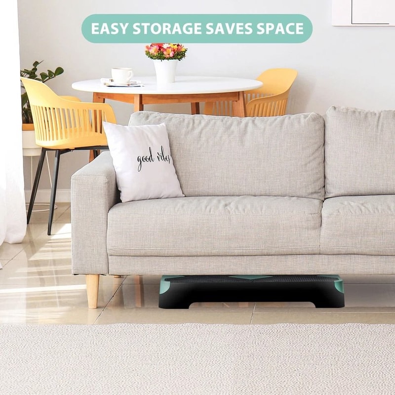 Adjustable Height Aerobic Step Platform With Risers NonSlip Stepper For Gym Muscle Exercise Toning 7