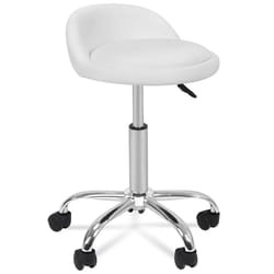 adjustable rolling swivel stool, degree spa salon white, tattoo facial massage chair, soft cushion