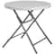Folding Round Table Waterproof Table Top Lightweight Easy Storage For Camping Parties Picnic 9