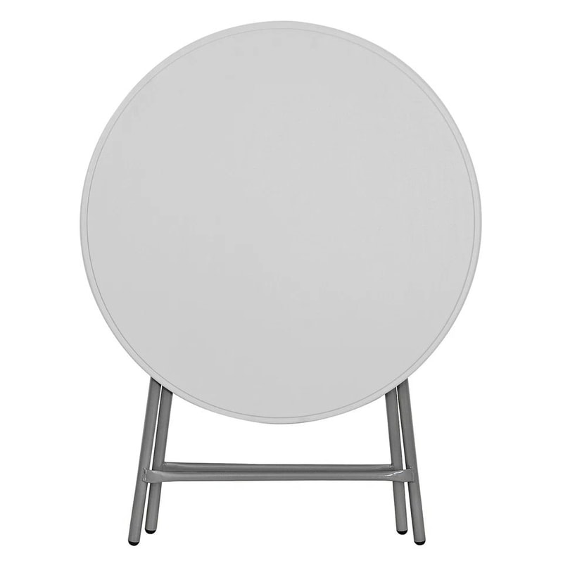 Folding Round Table Waterproof Table Top Lightweight Easy Storage For Camping Parties Picnic 6