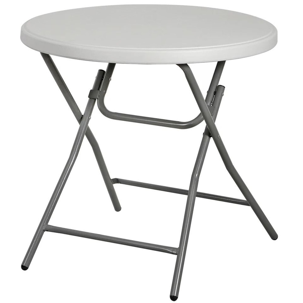 Folding Round Table Waterproof Table Top Lightweight Easy Storage For Camping Parties Picnic 7