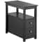 Narrow Sofa Side Table With Drawer End Table For Bedroom And Living Room SpaceSaving Organizer 0