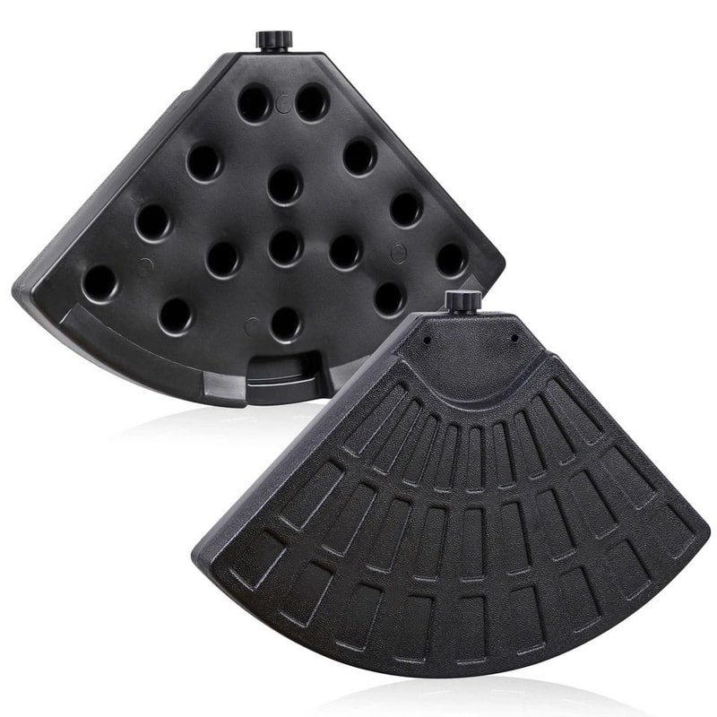 Offset Umbrella Base Stand Pieces Patio Weighted Base Adjustable Garden Stand Water Sand Fillable 1