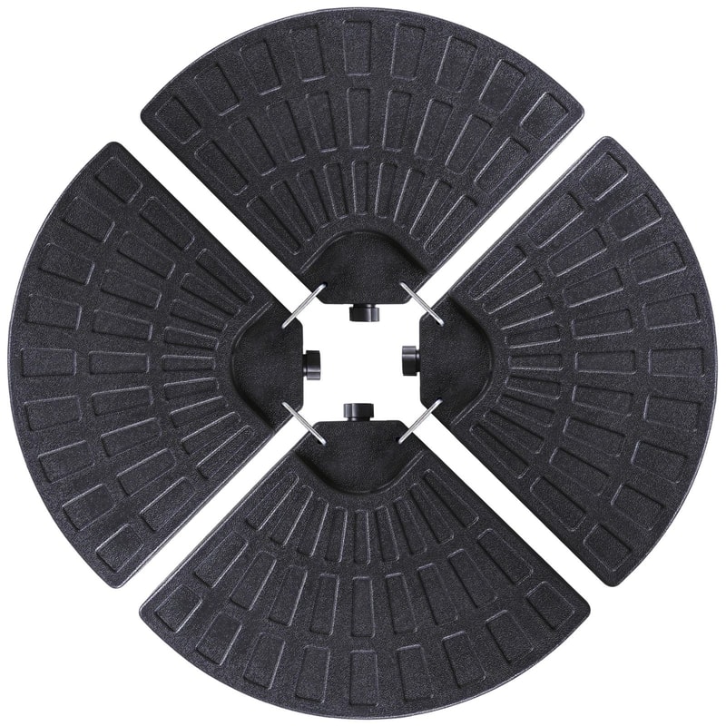 Offset Umbrella Base Stand Pieces Patio Weighted Base Adjustable Garden Stand Water Sand Fillable 1