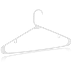 durable plastic clothes hangers, space saving with hooks