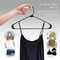 Durable Plastic Clothes Hangers Space Saving With Hooks 11