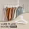 Durable Plastic Clothes Hangers Space Saving With Hooks 4