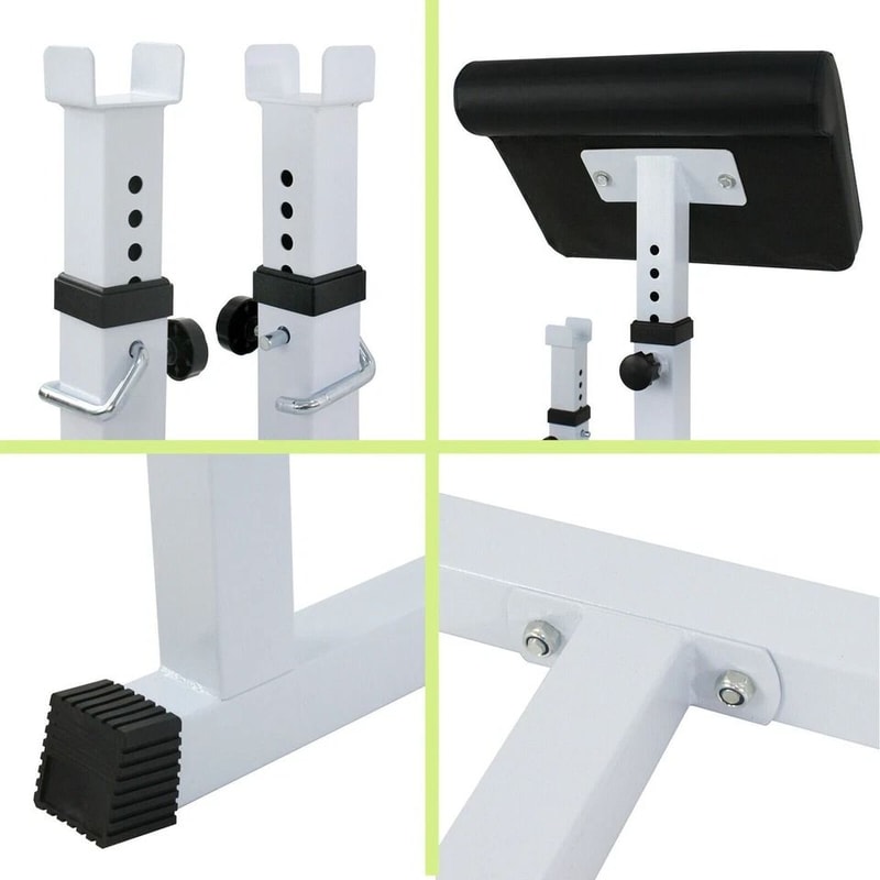 Adjustable Arm Curl Weight Bench Preacher Seated Curl Bench Dumbbell Strength Training Bench 2