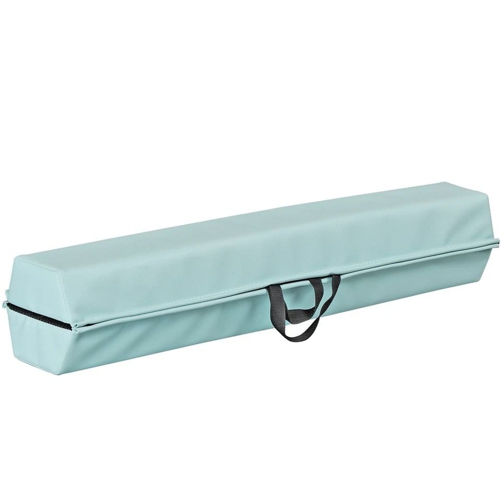 Mint Green Folding Balance Beam With Handle AntiSlip Base Gym Training For Kids Toddlers Teens 4