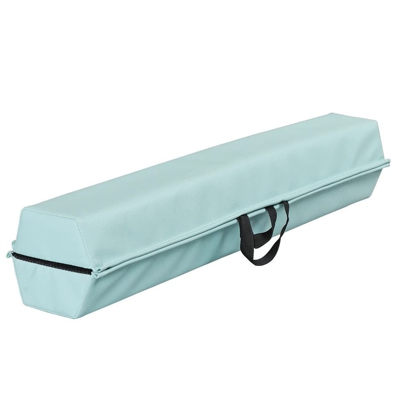 Mint Green Folding Balance Beam With Handle AntiSlip Base Gym Training For Kids Toddlers Teens 5