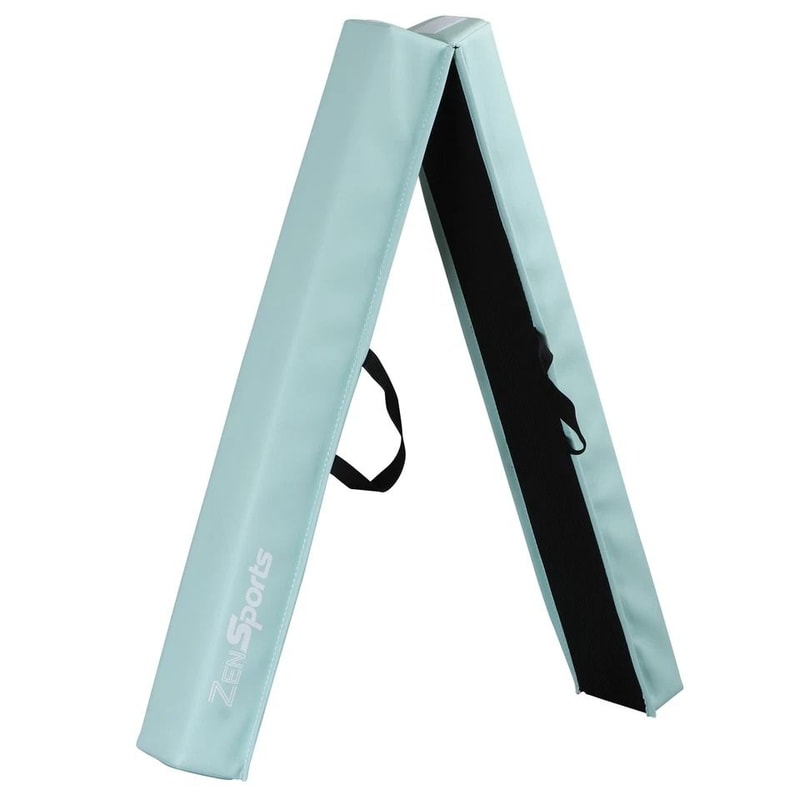 Mint Green Folding Balance Beam With Handle AntiSlip Base Gym Training For Kids Toddlers Teens 7