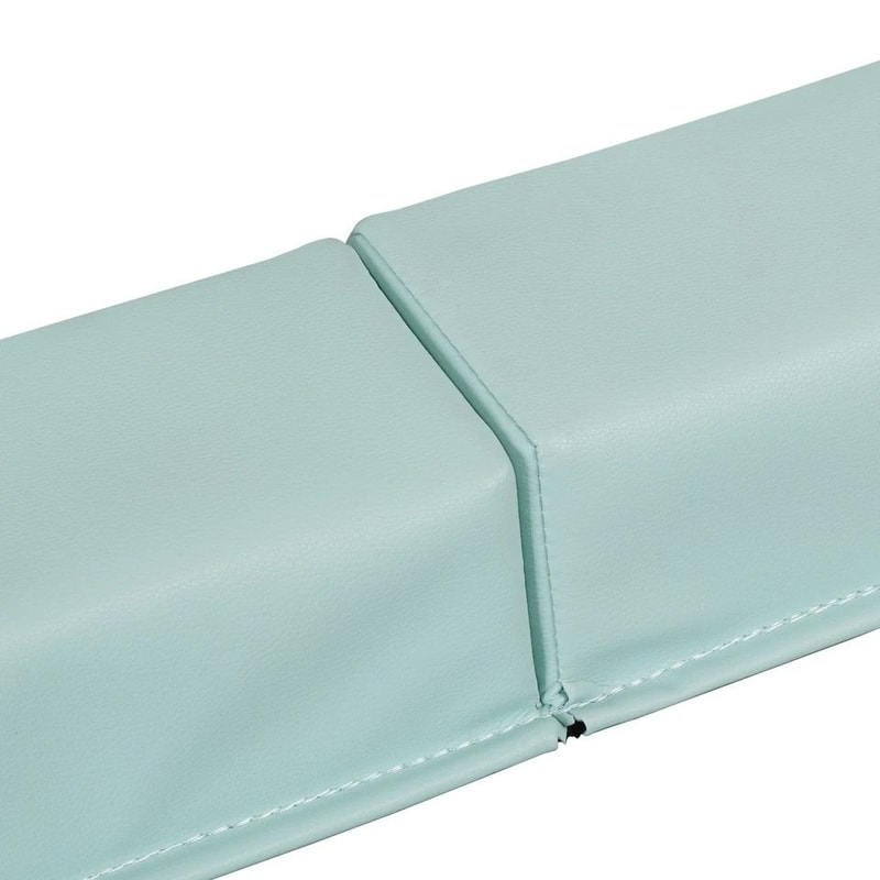 Mint Green Folding Balance Beam With Handle AntiSlip Base Gym Training For Kids Toddlers Teens 9