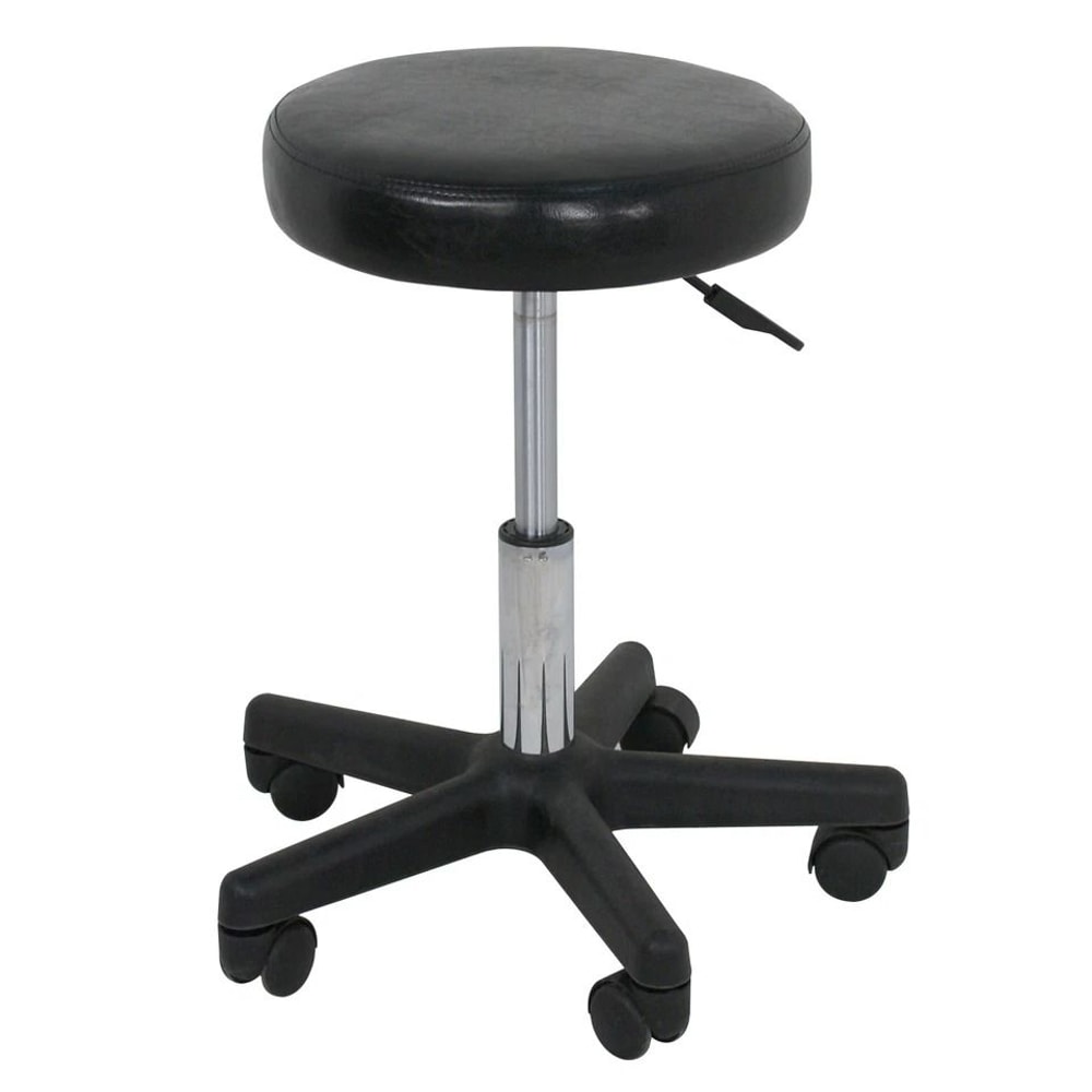 Hydraulic Saddle Stool Adjustable Tattoo Chair Salon Massage Rolling Chair PU Leather Swivel Stool 3