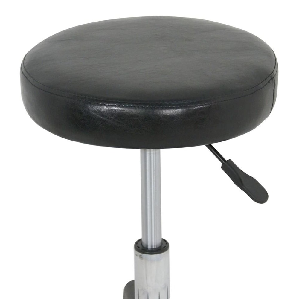 Hydraulic Saddle Stool Adjustable Tattoo Chair Salon Massage Rolling Chair PU Leather Swivel Stool 6