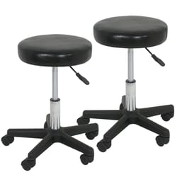 hydraulic saddle stool, adjustable tattoo chair, salon massage rolling chair, pu leather, swivel stool