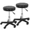 Hydraulic Saddle Stool Adjustable Tattoo Chair Salon Massage Rolling Chair PU Leather Swivel Stool 0