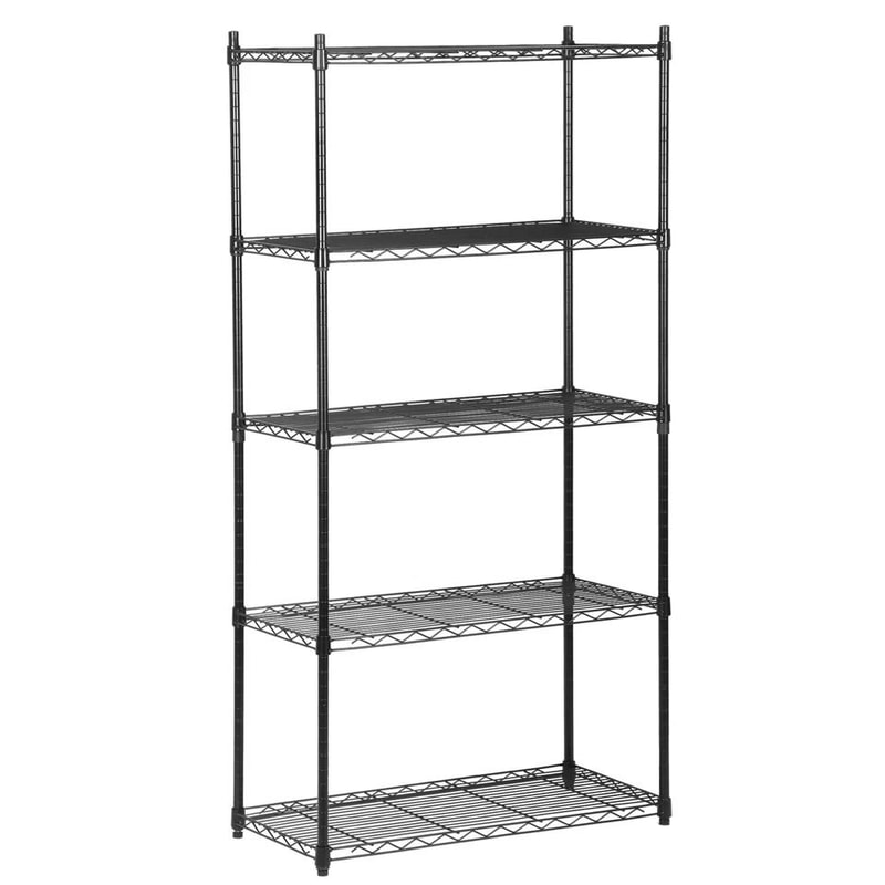 Unit Adjustable Storage Rack Tier Wire Shelf Rack For Kitchen And Office Use 0