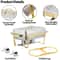 Elegant Chafing Dishes Buffet Warmer Set Gold Silver Qt Stainless Steel For Wedding Restaurant 2