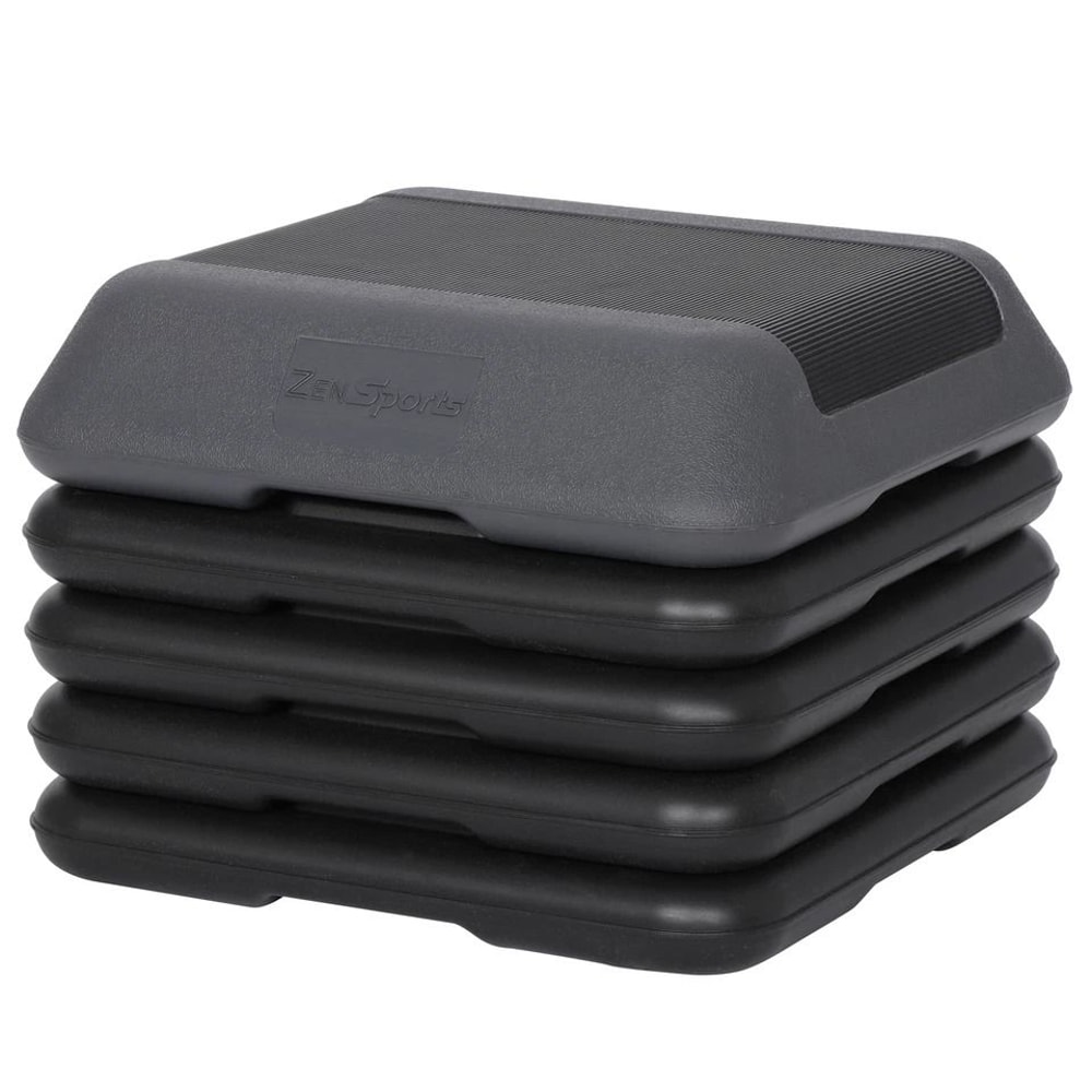 Adjustable Exercise Step Platform Nonslip Aerobic Step With Risers Indoor Gym Fitness Equipment 7