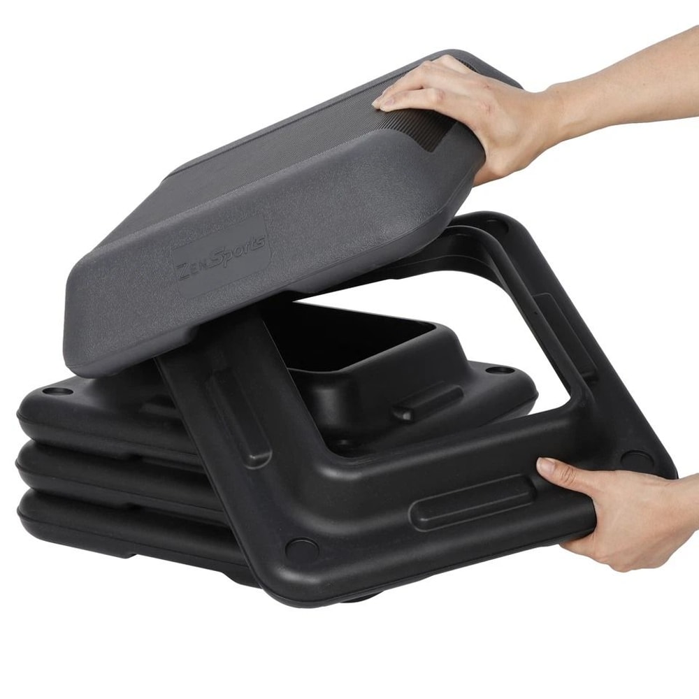 Adjustable Exercise Step Platform Nonslip Aerobic Step With Risers Indoor Gym Fitness Equipment 8