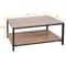 Stylish Modern Coffee Table With Storage Shelf And Metal Feet Perfect For Living Room Home Indoor U 2