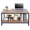 Stylish Modern Coffee Table With Storage Shelf And Metal Feet Perfect For Living Room Home Indoor U 4