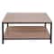 Stylish Modern Coffee Table With Storage Shelf And Metal Feet Perfect For Living Room Home Indoor U 0