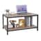 Stylish Modern Coffee Table With Storage Shelf And Metal Feet Perfect For Living Room Home Indoor U 8