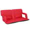 Folding Stadium Seat For Bleachers With Adjustable Back Red Stadium Chair Comfortable And Durable 1