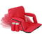Folding Stadium Seat For Bleachers With Adjustable Back Red Stadium Chair Comfortable And Durable 8
