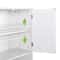 White Bathroom Floor Cabinet Adjustable Shelves Hidden Storage Large Capacity Stylish Design 14