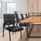 Leather Guest Chair HomGarden Office Desk Metal Frame Waiting Room Side Chair Comfortable Arm Chair 4