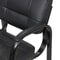Leather Guest Chair HomGarden Office Desk Metal Frame Waiting Room Side Chair Comfortable Arm Chair 8