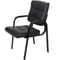 Leather Guest Chair HomGarden Office Desk Metal Frame Waiting Room Side Chair Comfortable Arm Chair 9