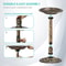 Durable Pedestal Birdbath Antique Design For Yard And Garden Outdoor Decor 3