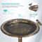 Durable Pedestal Birdbath Antique Design For Yard And Garden Outdoor Decor 4
