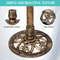 Durable Pedestal Birdbath Antique Design For Yard And Garden Outdoor Decor 5