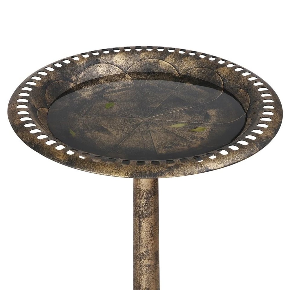 Durable Pedestal Birdbath Antique Design For Yard And Garden Outdoor Decor 8