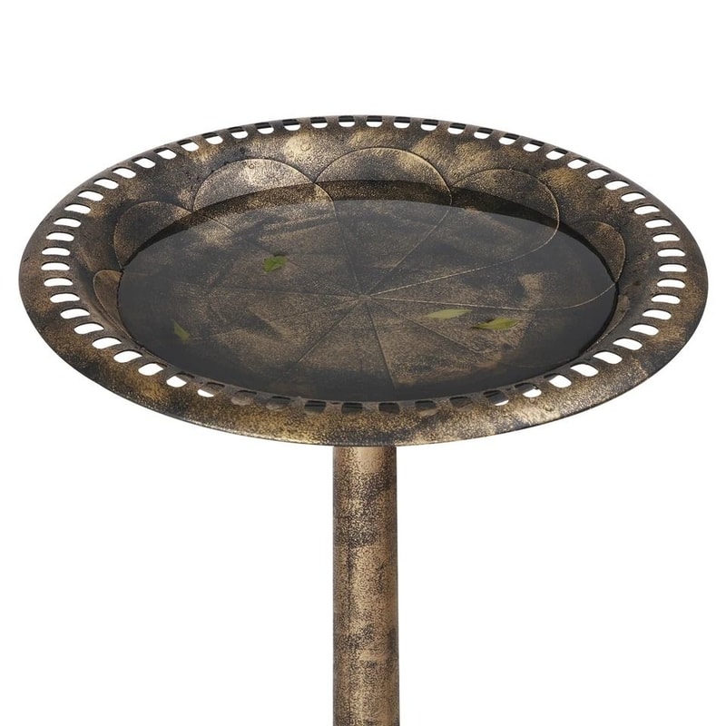 Durable Pedestal Birdbath Antique Design For Yard And Garden Outdoor Decor 8