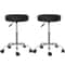Black Adjustable Hydraulic Stool For Salon Thick Pad Swivel Chair 0