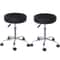 Black Adjustable Hydraulic Stool For Salon Thick Pad Swivel Chair 2