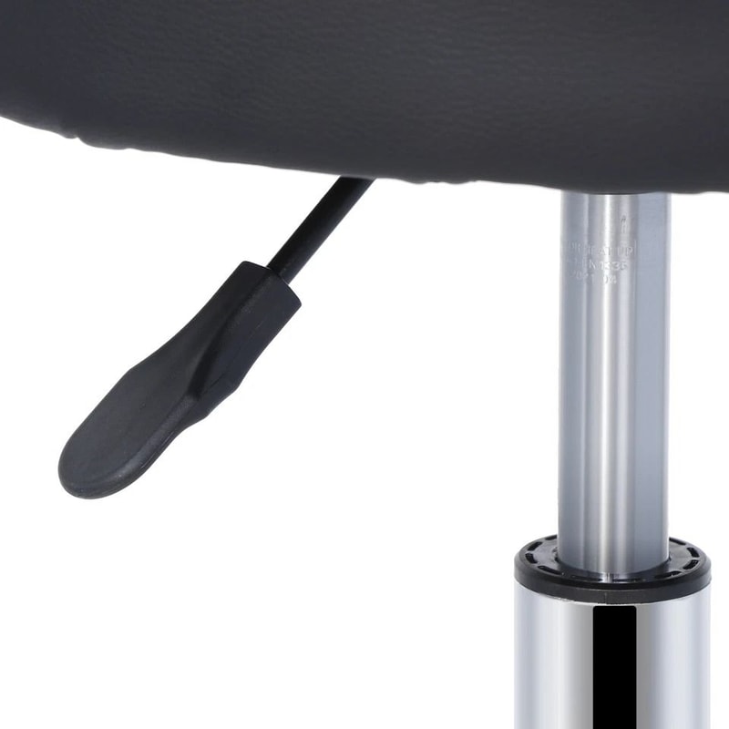 Black Adjustable Hydraulic Stool For Salon Thick Pad Swivel Chair 7