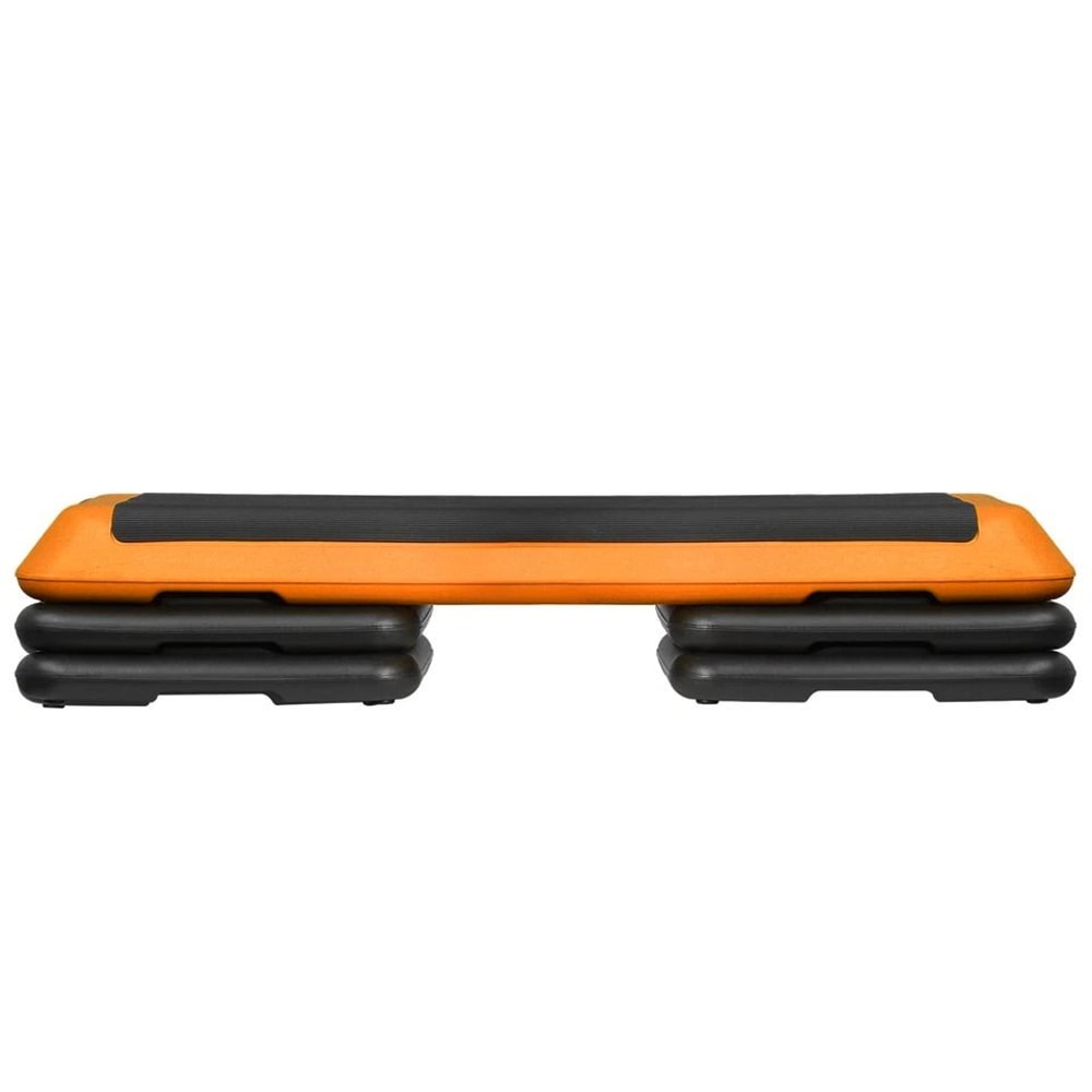 Workout Stepper Adjustable Aerobic Step Platform Riser Orange 3 Height Levels For FullBody Exercise 9