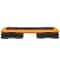 Workout Stepper Adjustable Aerobic Step Platform Riser Orange 3 Height Levels For FullBody Exercise 9