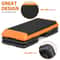 Workout Stepper Adjustable Aerobic Step Platform Riser Orange 3 Height Levels For FullBody Exercise 4