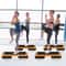 Workout Stepper Adjustable Aerobic Step Platform Riser Orange 3 Height Levels For FullBody Exercise 5