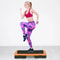 Workout Stepper Adjustable Aerobic Step Platform Riser Orange 3 Height Levels For FullBody Exercise 7